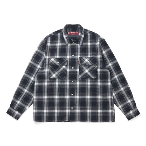 Ombre Check L/S Shirt (26ss) - Blue / オンブレチェックシャツ / HS-020526