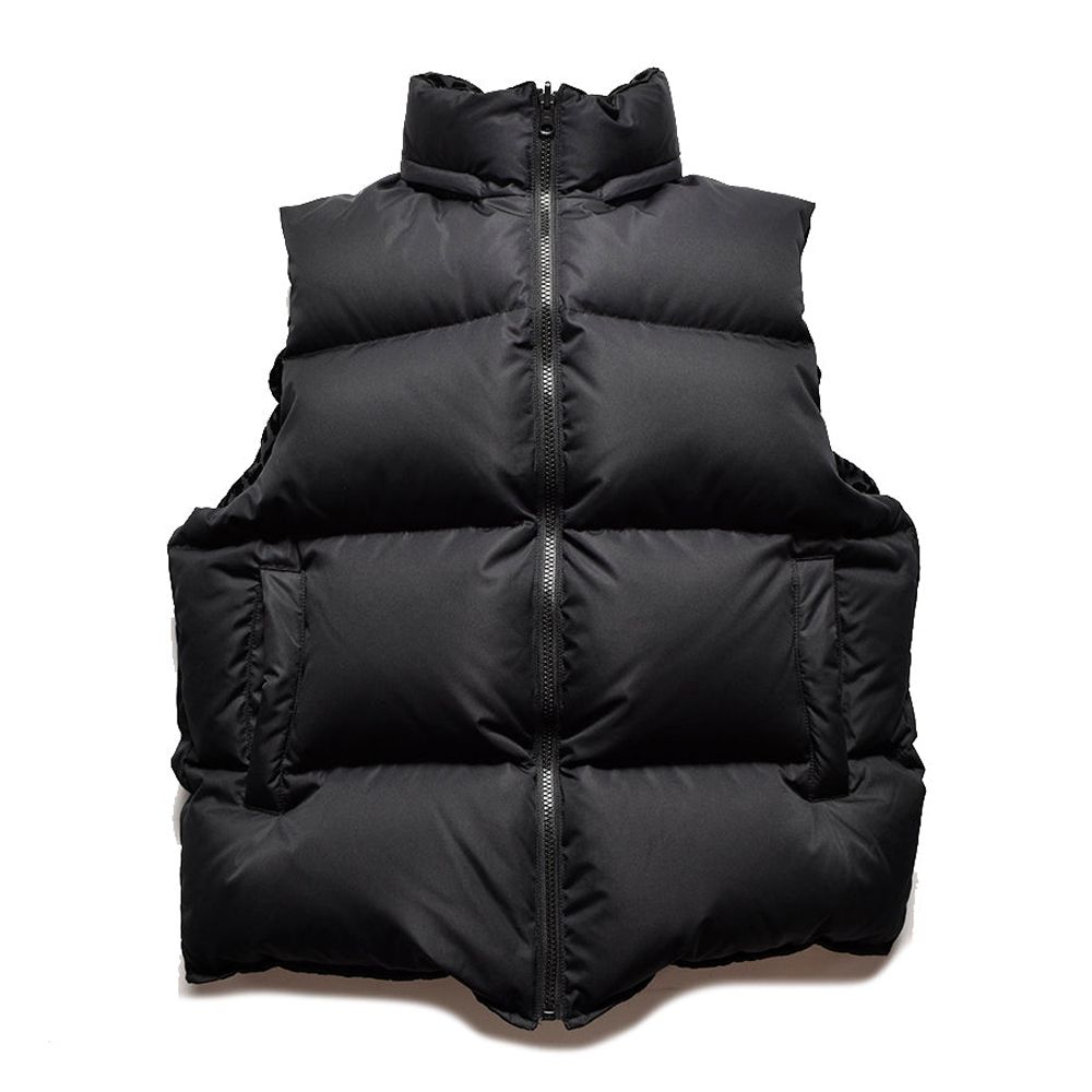 MINEDENIM - B.Leopard Reversible Down Vest - BLK / 2410-9002 MINEDENIM - B.Leopard Reversible Down Vest - BLK / 2410-9002