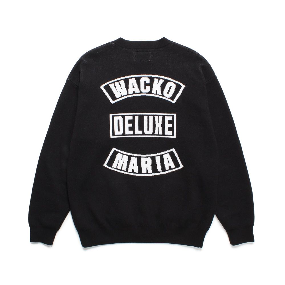 DELUXE - WACKO MARIA × DELUXE / CARDIGAN - BLACK / 24SDWM3000