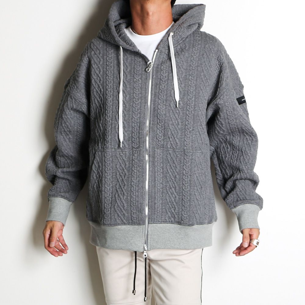 ROPE zip loose hoodie / ジップアップパーカー / RC29-C-004
