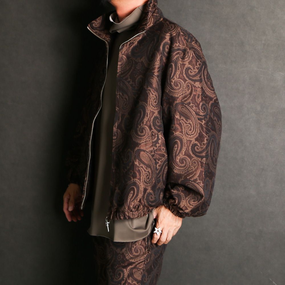 superNova. - Track jacket - Big paisley jacquard / トラック