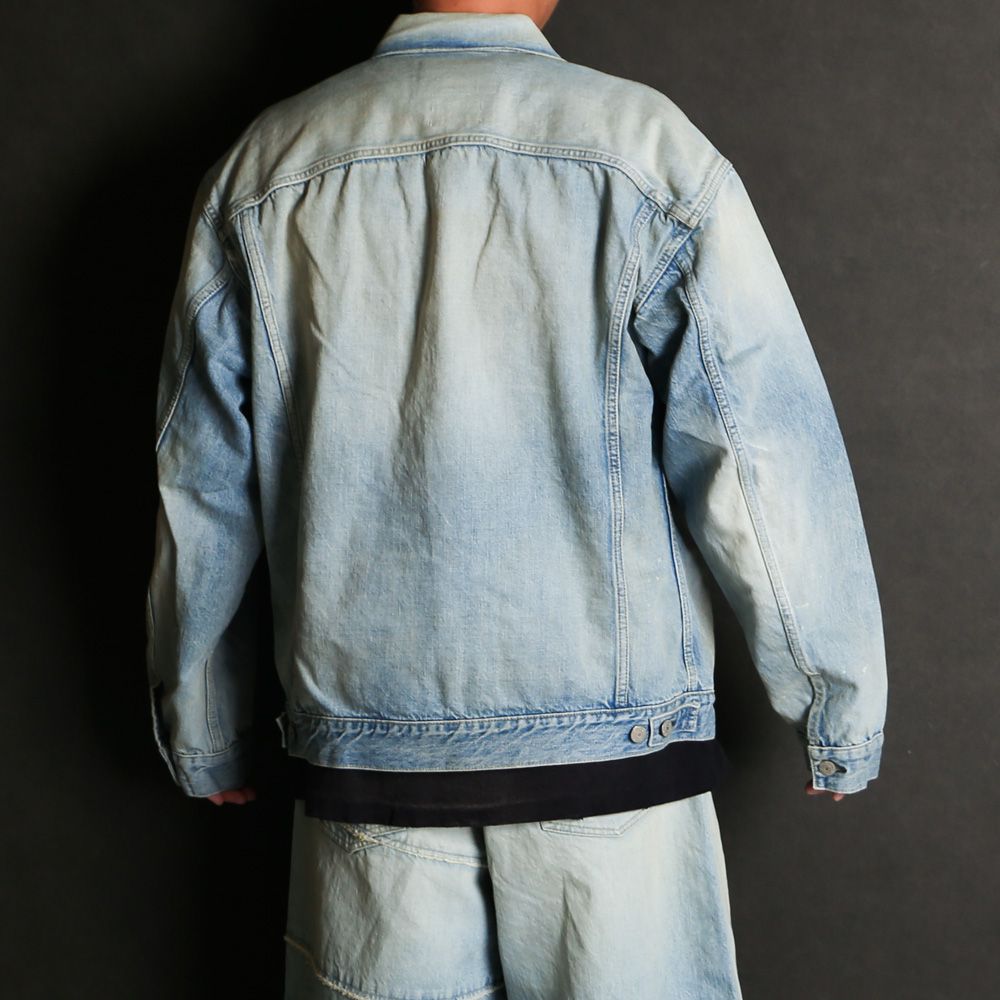 KAMIYA wave denim jacket デニムジャケット KAMIYA wave denim jacket デニムジャケット