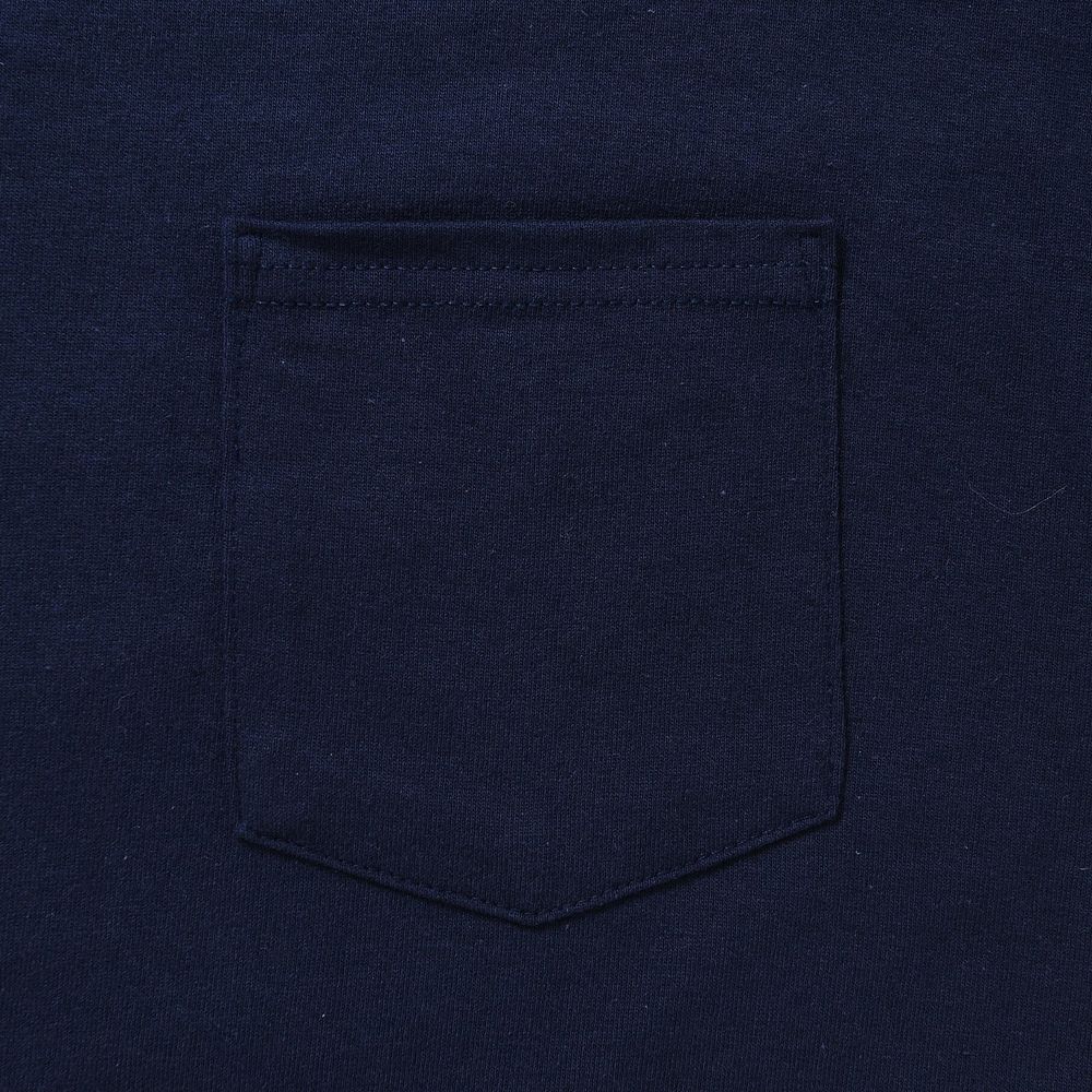 WAVE LOGO L/S TEE - NAVY / ロングスリーブTシャツ