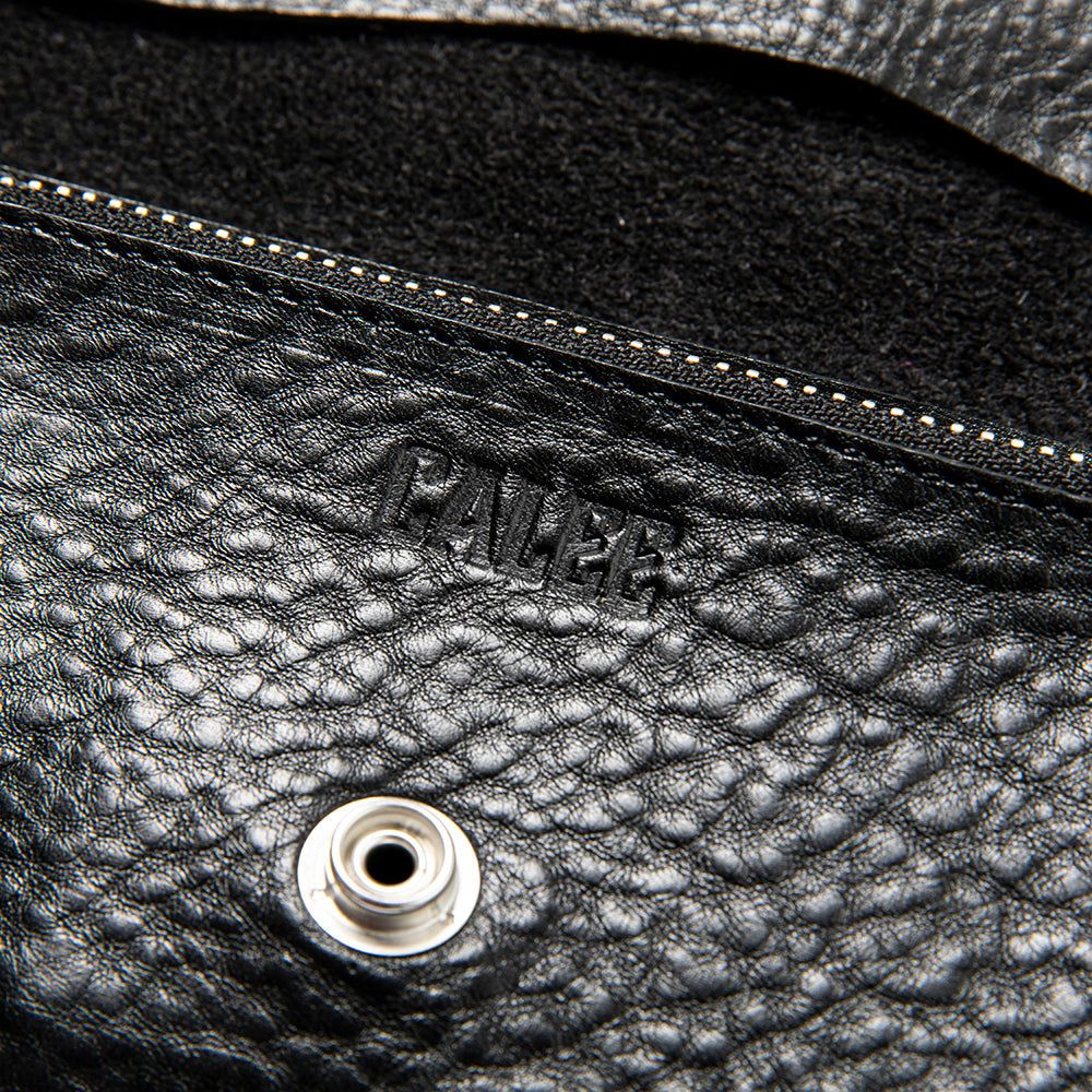 CALEE - SILVER STAR CONCHO LEATHER LONG WALLET / スター