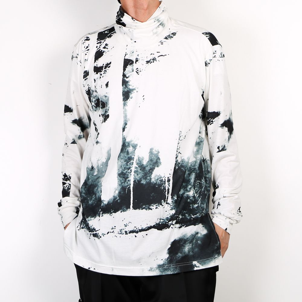 "Forest Fire" Fire T-shirts / グラフィック タートルネック Tシャツ / TA20AW-JR051