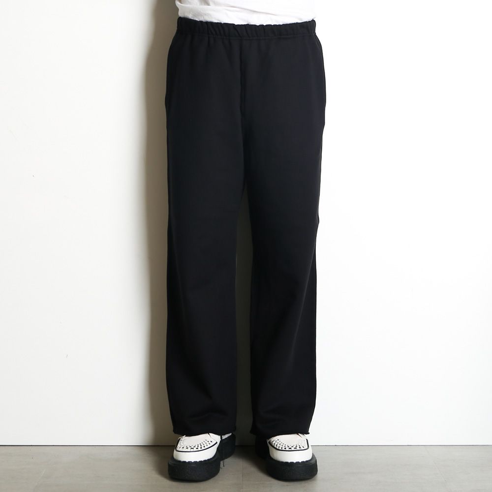 Wide Gym Pants - Black / オーガニックコットンヘビー吊裏毛 - ワイドジムパンツ / A26C13PT01C
