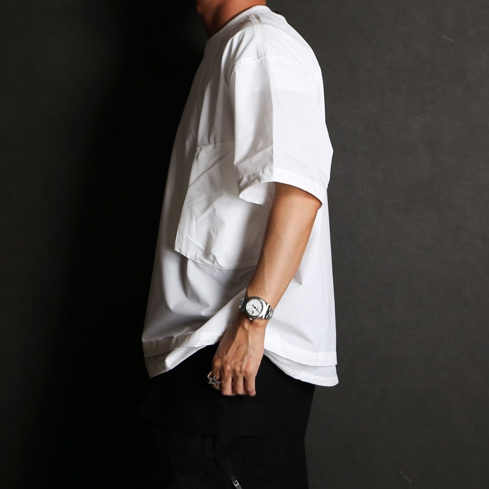 THE DEFORMED S/S PULLOVER WITH UTILITY POCKETS - WHITE / 2501006
