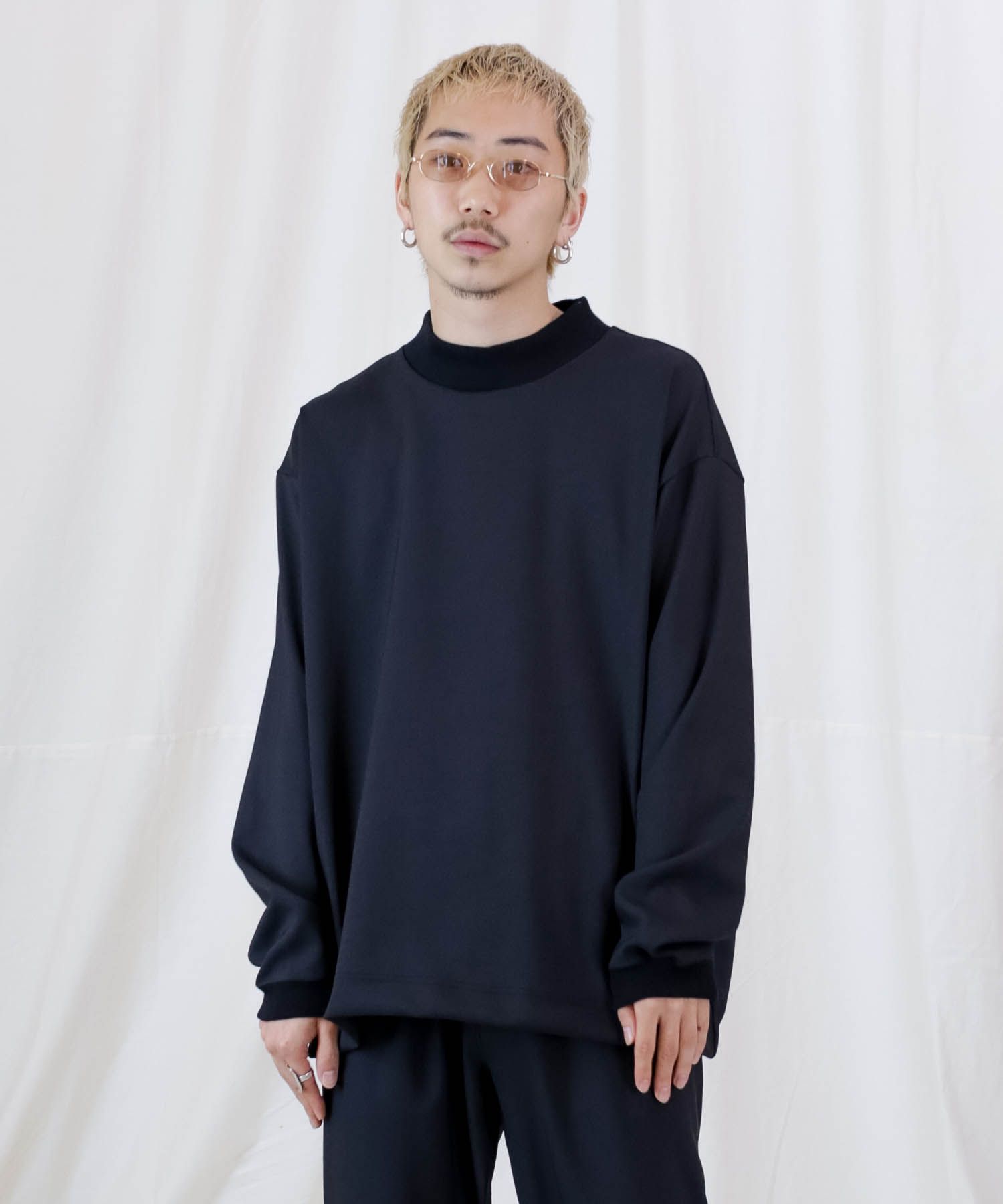FULLDULL MOCK NECK L/S T / モックネック プルオーバーシャツ / 379111