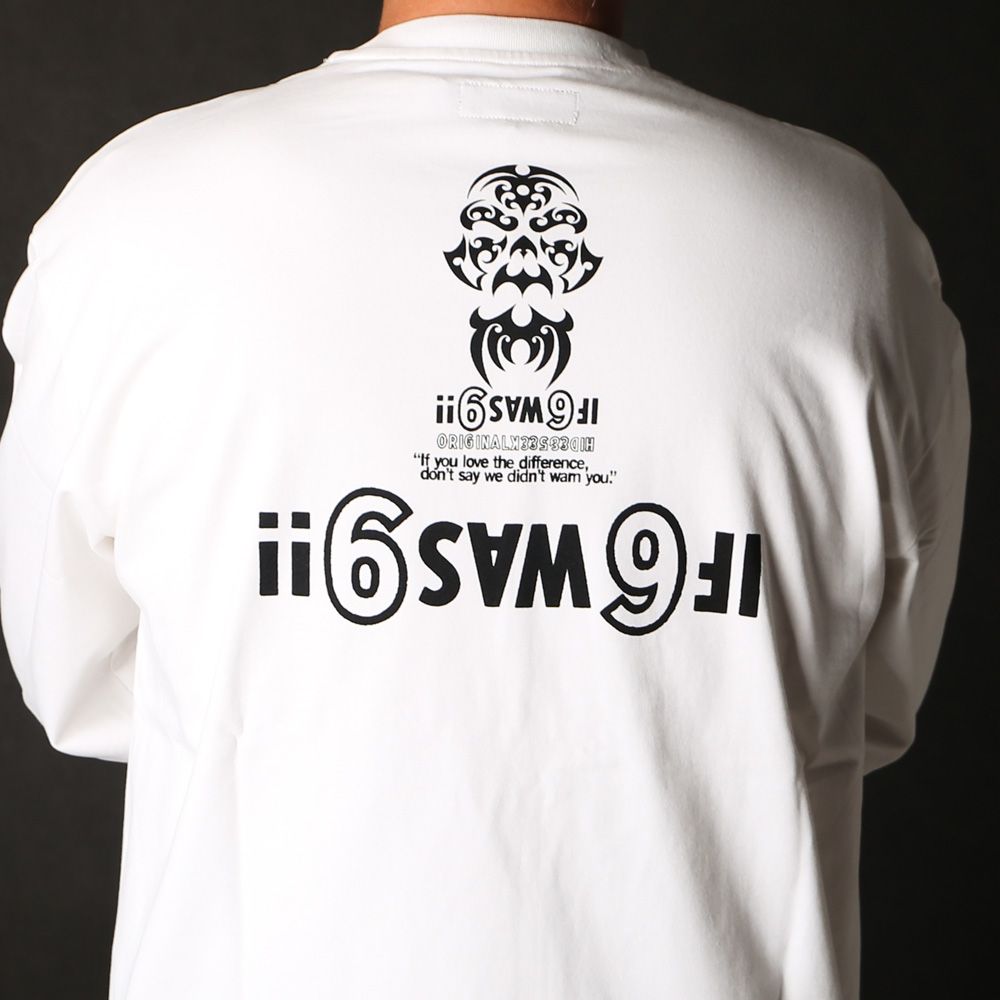 " HIDEANDSEEK × Toru Nishiura " / Original L/S Tee - WHT / Tシャツ / H30th-091526