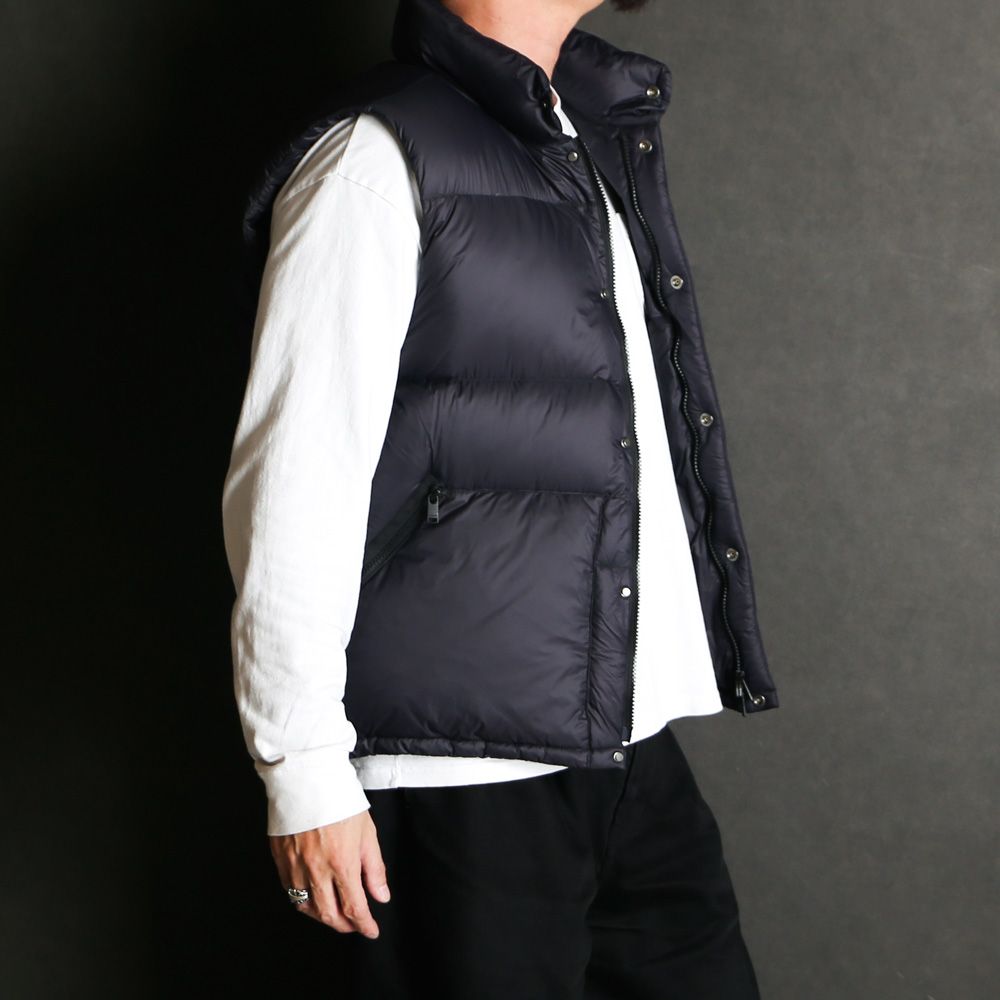 MINEDENIM × nonnative / EXPLORER DOWN VEST NYLON MINI RIPSTOP WITH WINDSTOPPER®︎ / NN-V4752