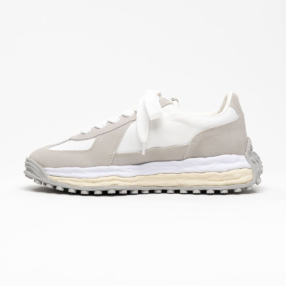 "LARRY"(ラリー) original sole Mix Material Low-top Sneaker - WHITE / A14FW703