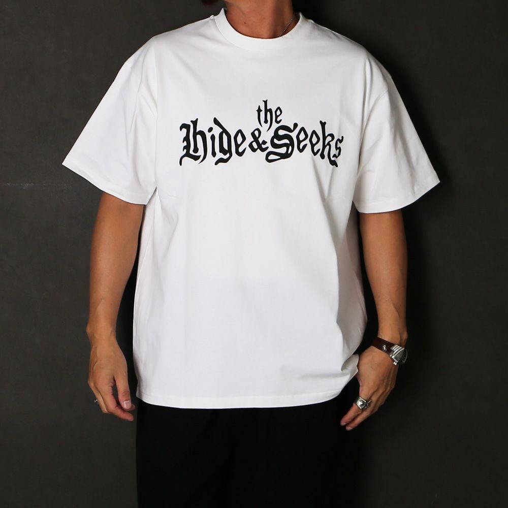 【ラスト1点-サイズM】 " HIDEANDSEEK × Toru Nishiura " / The H&S S/S Tee - WHT / Tシャツ / H30th-091626