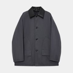 Chasseur Jacket - Black / オーガニックコットンダック - シャスールジャケット / A26C08BL01C
