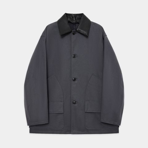 Chasseur Jacket - Black / オーガニックコットンダック - シャスールジャケット / A26C08BL01C