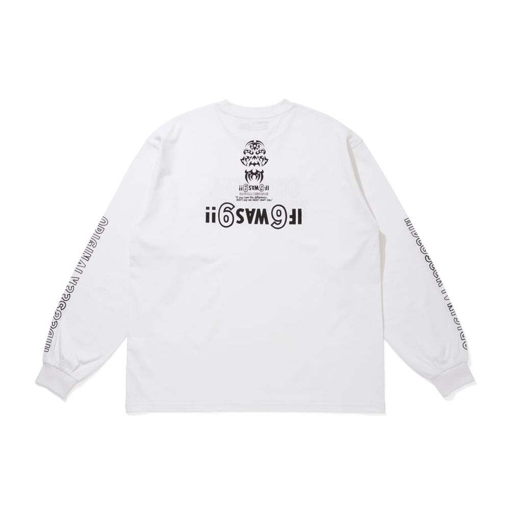 " HIDEANDSEEK × Toru Nishiura " / Original L/S Tee - WHT / Tシャツ / H30th-091526