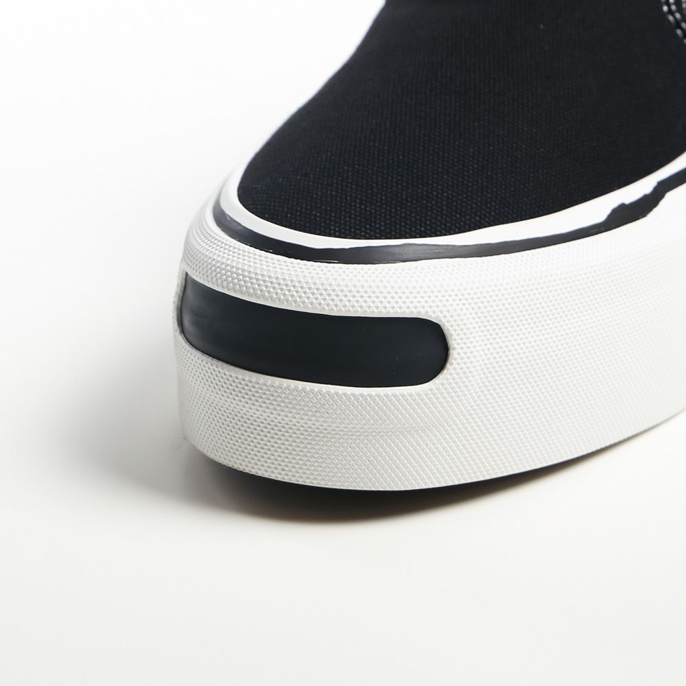 "Cornell" Platform Slip on Sneaker - BLACK / "コーネル" プラットフォーム スリッポンスニーカー / G15FW703