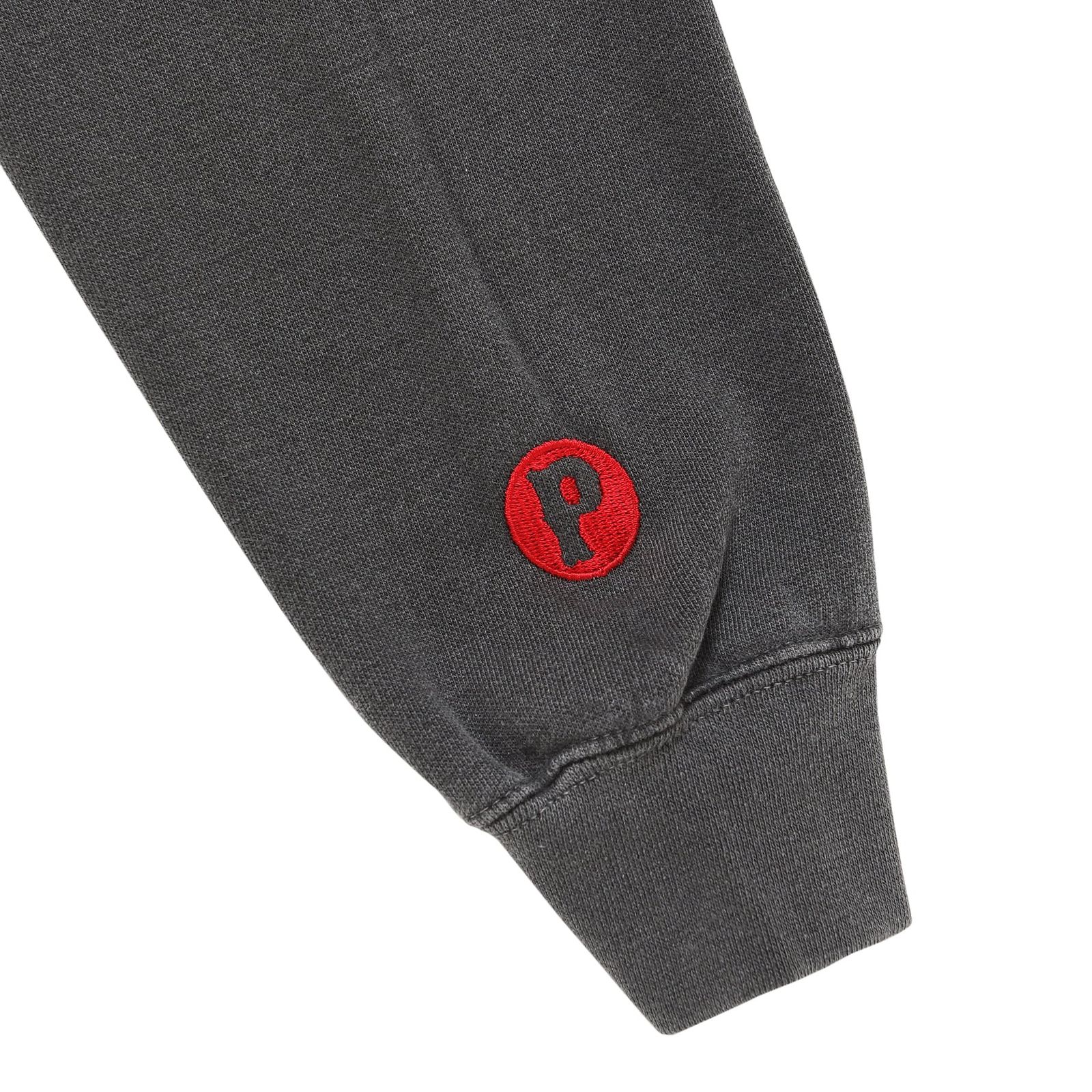 RUNNING LOGO SWEAT - ASH BLACK / スウェット