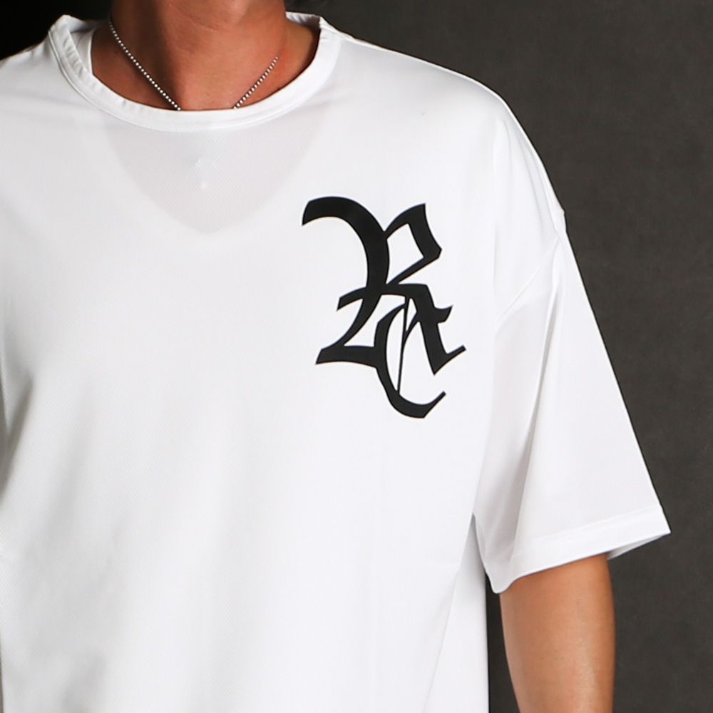 RC ROGO MESHLOOSE TEE / ドロップショルダー メッシュTシャツ / RC28-T-004