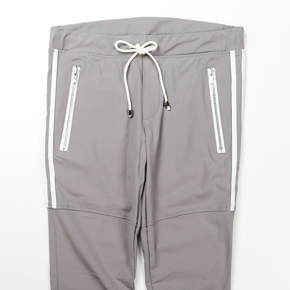 Johnson LINE NYLON PT - GREYWH / ナイロンラインパンツ / BASIC-ST-009