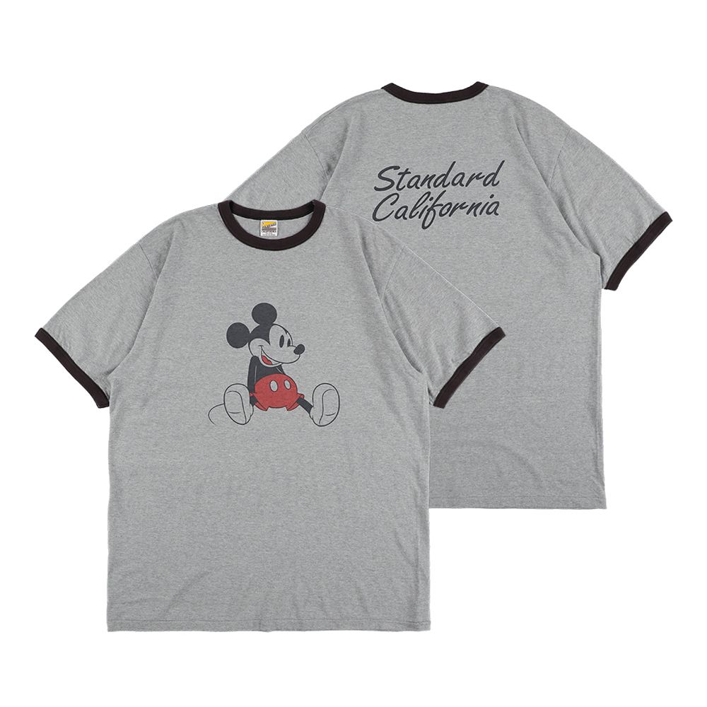 Disney / SD Ringer T - Gray × Black / Tシャツ / TSOSJ110