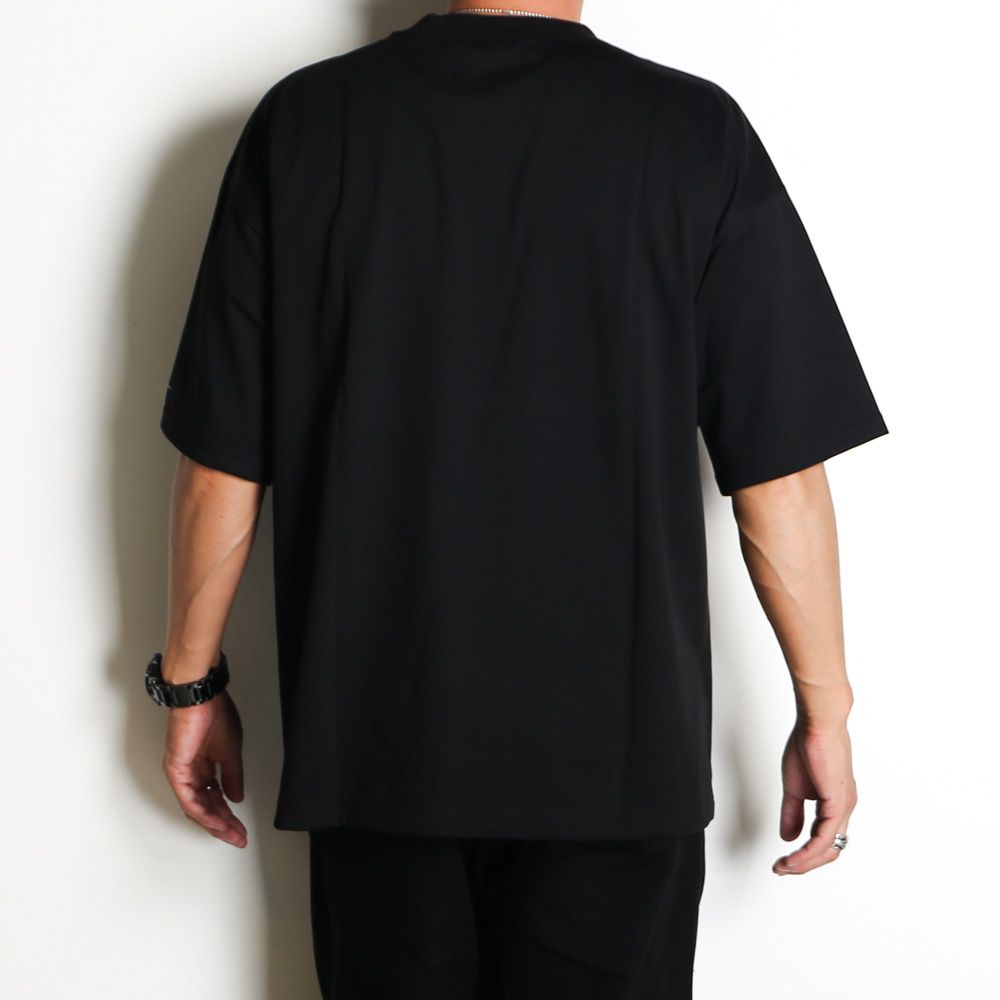 BOX OVER TEE - BLACK / オーバーサイズ ボックスロゴTシャツ / RC40-T-007