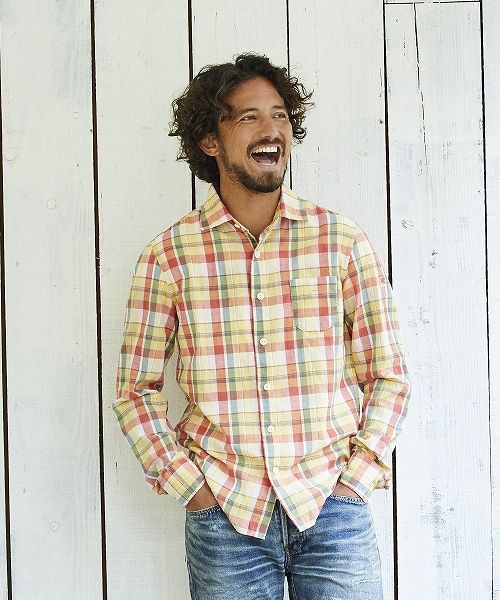 COLLOR OFF C/LI CHECK SHIRTS / チェックシャツ / TSH-S2104
