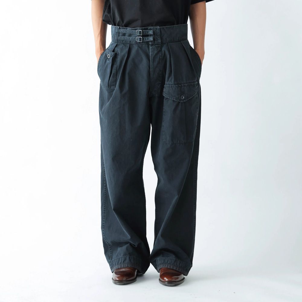 GURKHA TROUSERS - BLK / 2026AW-PT4-YT