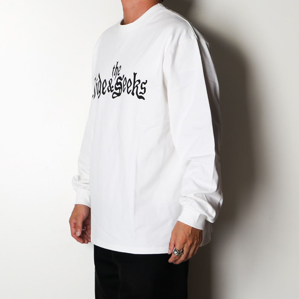 " HIDEANDSEEK × Toru Nishiura " / The H&S L/S Tee - WHT / Tシャツ / H30th-091426