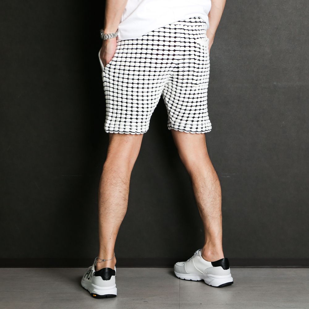 BIG WAFFLE "3" KNIT SHORTS / ビッグワッフル ハーフパンツ / USB-21029