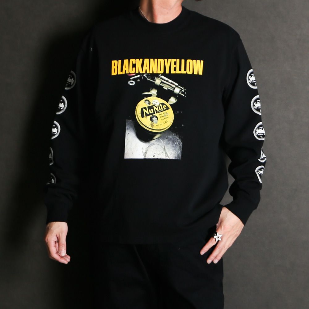 GREASER L/S TEE - BLACK / ロングスリーブ Tシャツ / 26'RTC-0202