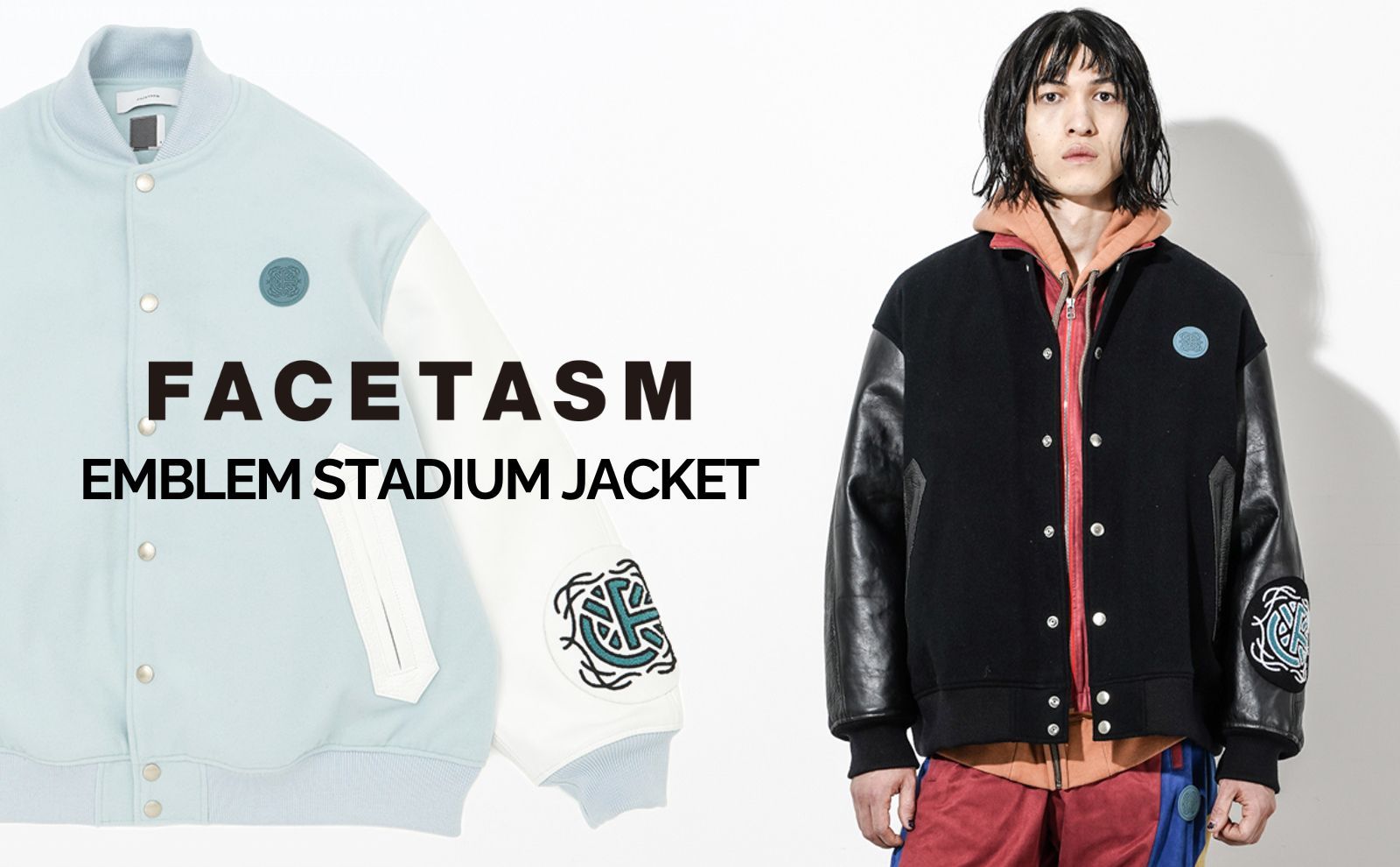 FACETASM - ファセッタズム EMBLEM STADIUM JACKET 正規通販 