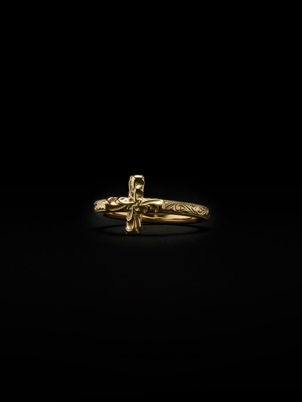 Engraved Tiny Cross Ring / リング / RX-730-3