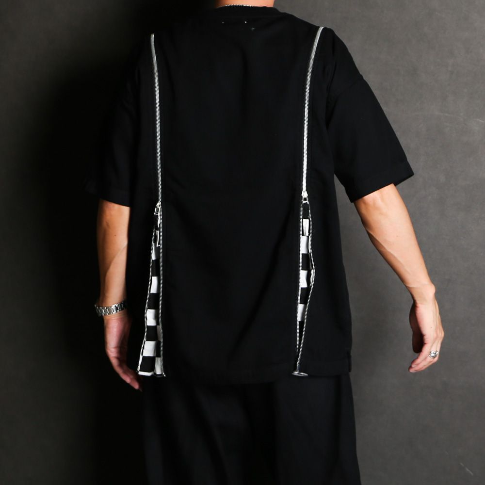 OLD PARK×MINEDENIM / Zip Wide Denim T-SH / MND-23SSOP001-97