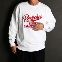 SCRIPT COLLEGE SWEAT - WHITE / スウェット