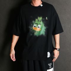 Leon Printed Tee - BLACK / レオン プリンテッド Tシャツ / J16TS861