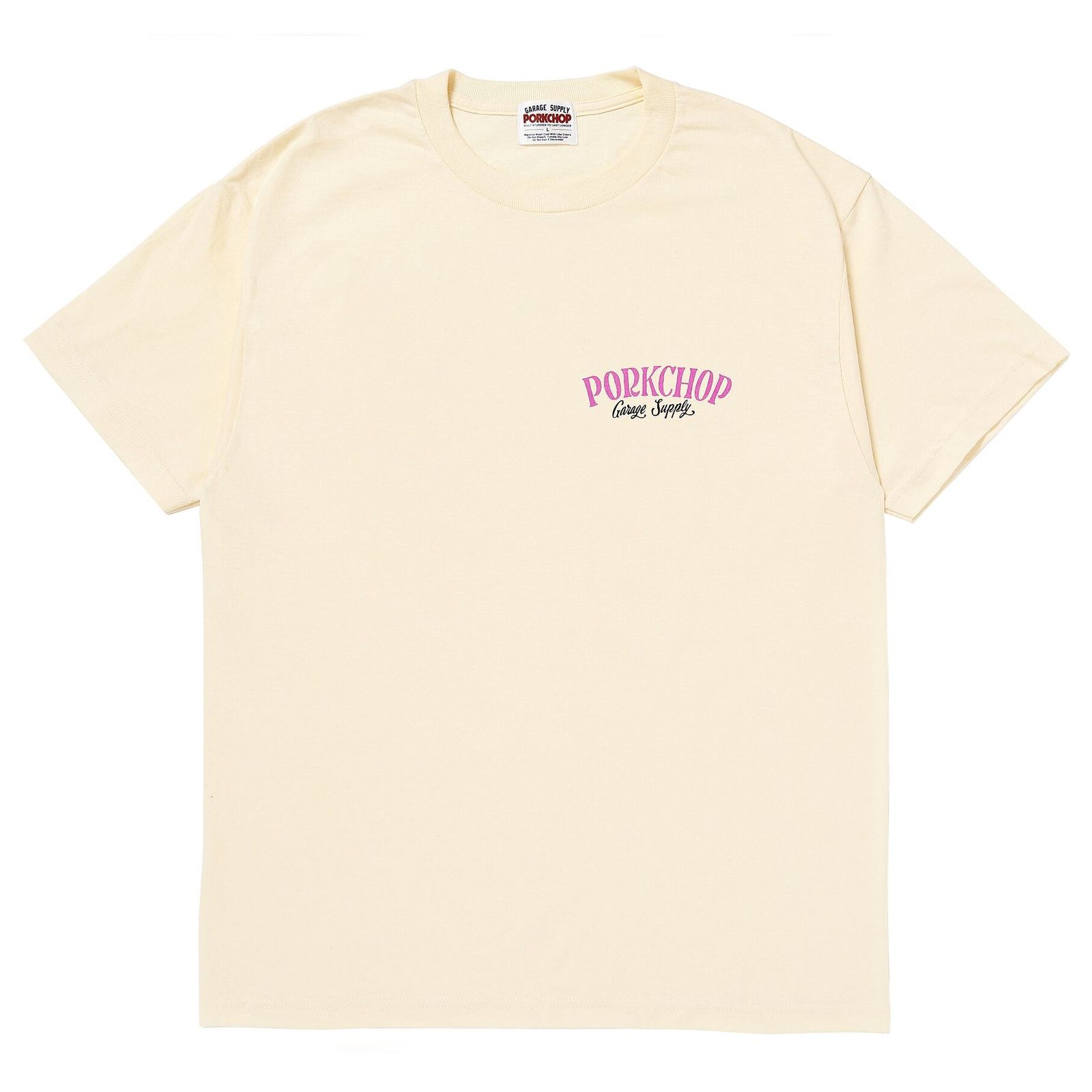 PCP BACK TEE - CREAM / ショートスリーブTシャツ