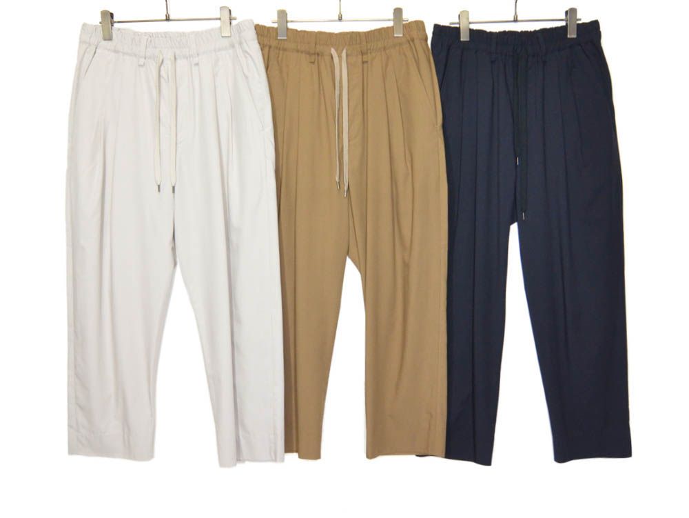 RY TYPEWRITER CLOTH 2TUCK PT / サルエル 2タックテーパードパンツ / 479107