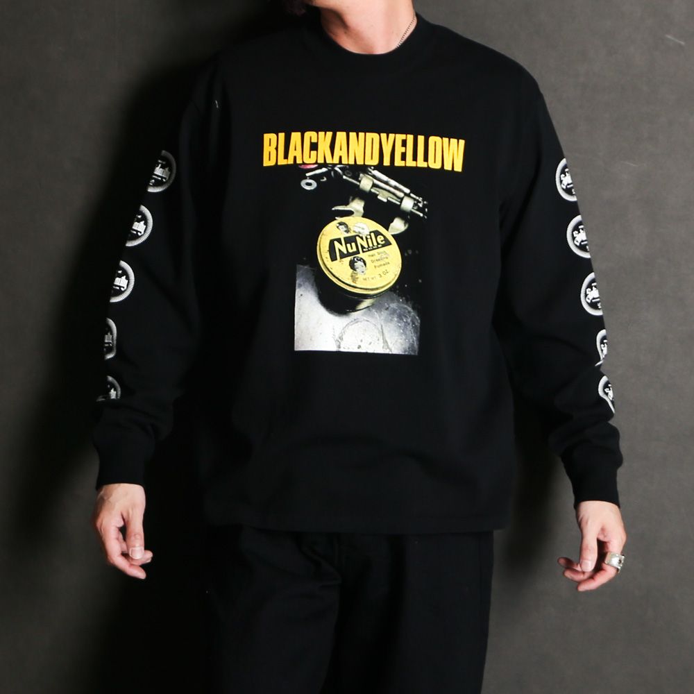 GREASER L/S TEE - BLACK / ロングスリーブ Tシャツ / 26'RTC-0202