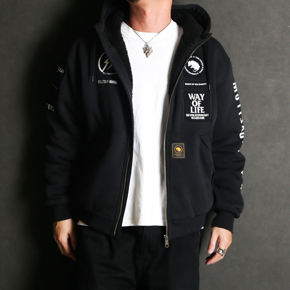 BOA HOODIE / ボアジップアップフーディー / 25'SPC-0101