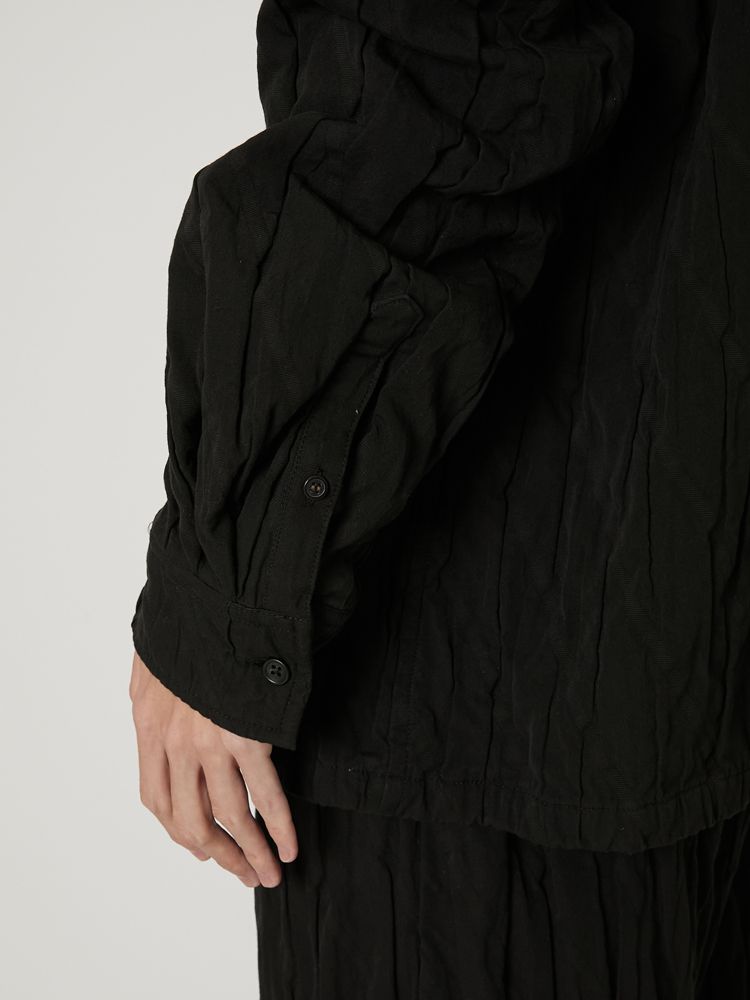 "COTTON PLEATS" SHIRTS / オープンカラーシャツ / TA23AW-SH024