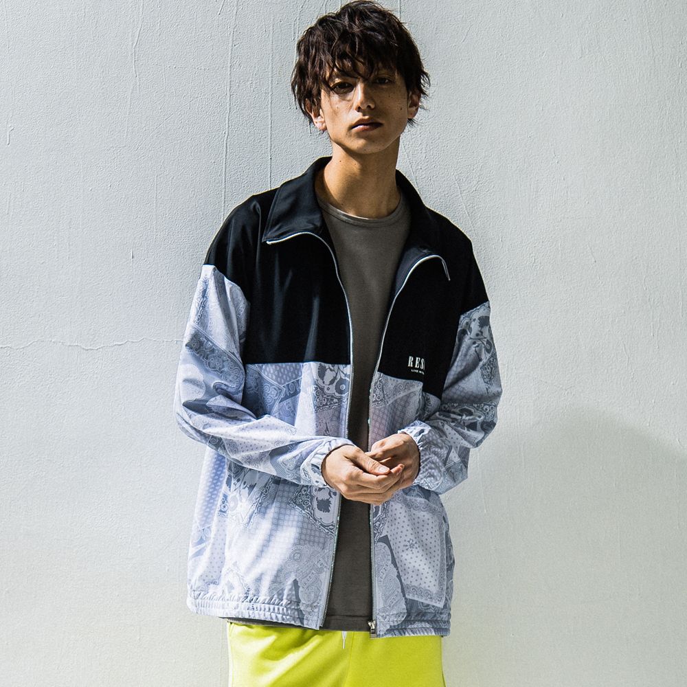 RESOUND CLOTHING - Paisley RUSH OVER TRACK JK / ジップアップ