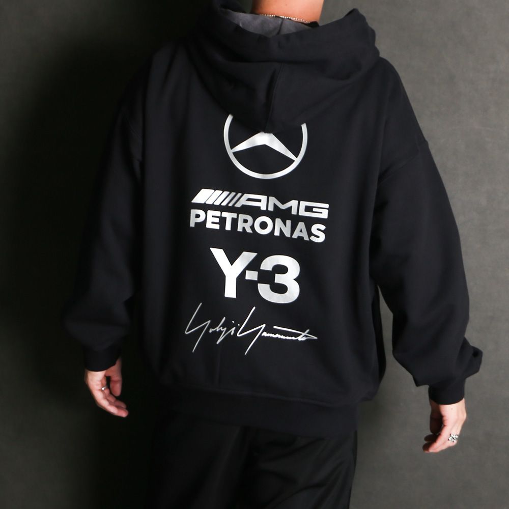 U F1 ZIP HOODIE - BLACK / ジップアップ パーカー / KR2242