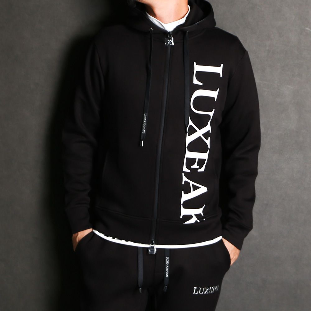 LUXE AKM PLUS - VERTICAL LOGO ZIP HOODIE / スウェット ジップ