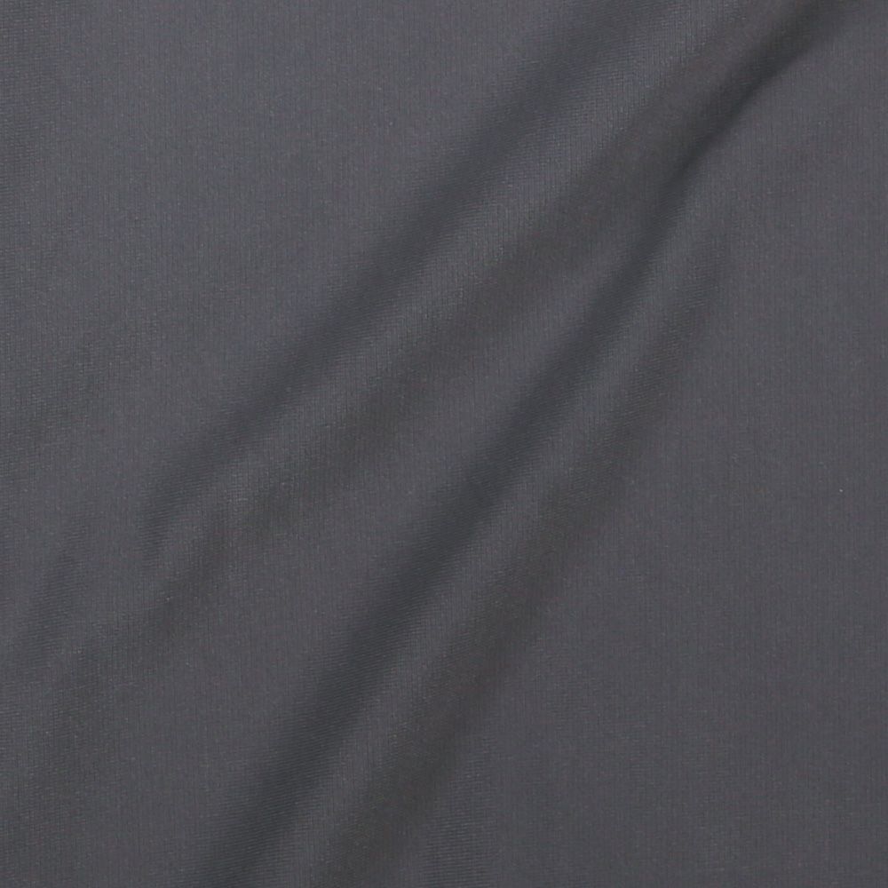 【ラスト1点-サイズ1】leather pocket overnylon T - GREY / エコレザーポケット ルーズTシャツ / RC35-T-005