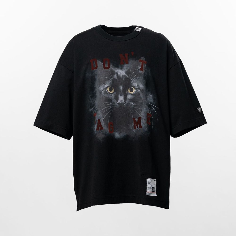 Cat Printed T-shirt - BLACK / キャット プリント Tシャツ / J17TS823