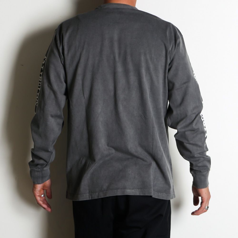 PIGMENT DYED L/S TEE - BLUE / ロングスリーブ Tシャツ / 26'RTC-0301