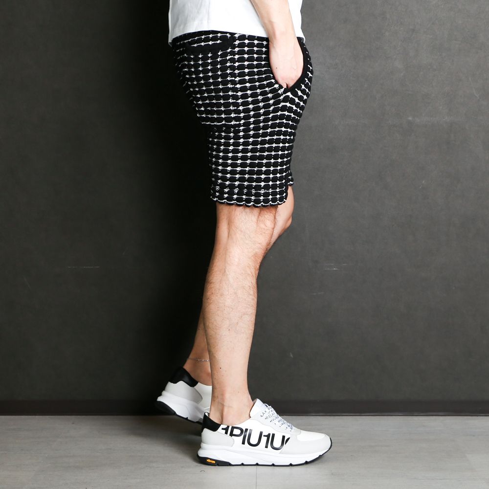 BIG WAFFLE "3" KNIT SHORTS / ビッグワッフル ハーフパンツ / USB-21029