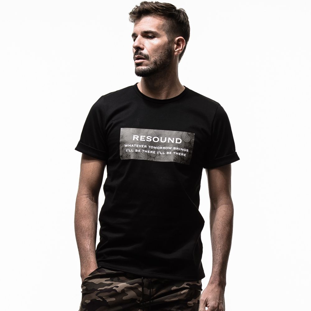 BANDANA BOX ROGO ROLL UP JERSEY TEE /  プリントTシャツ / RC19-T-007