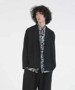 WORSTED WOOL-LIKE TWILL JK / シャツジャケット / 378205