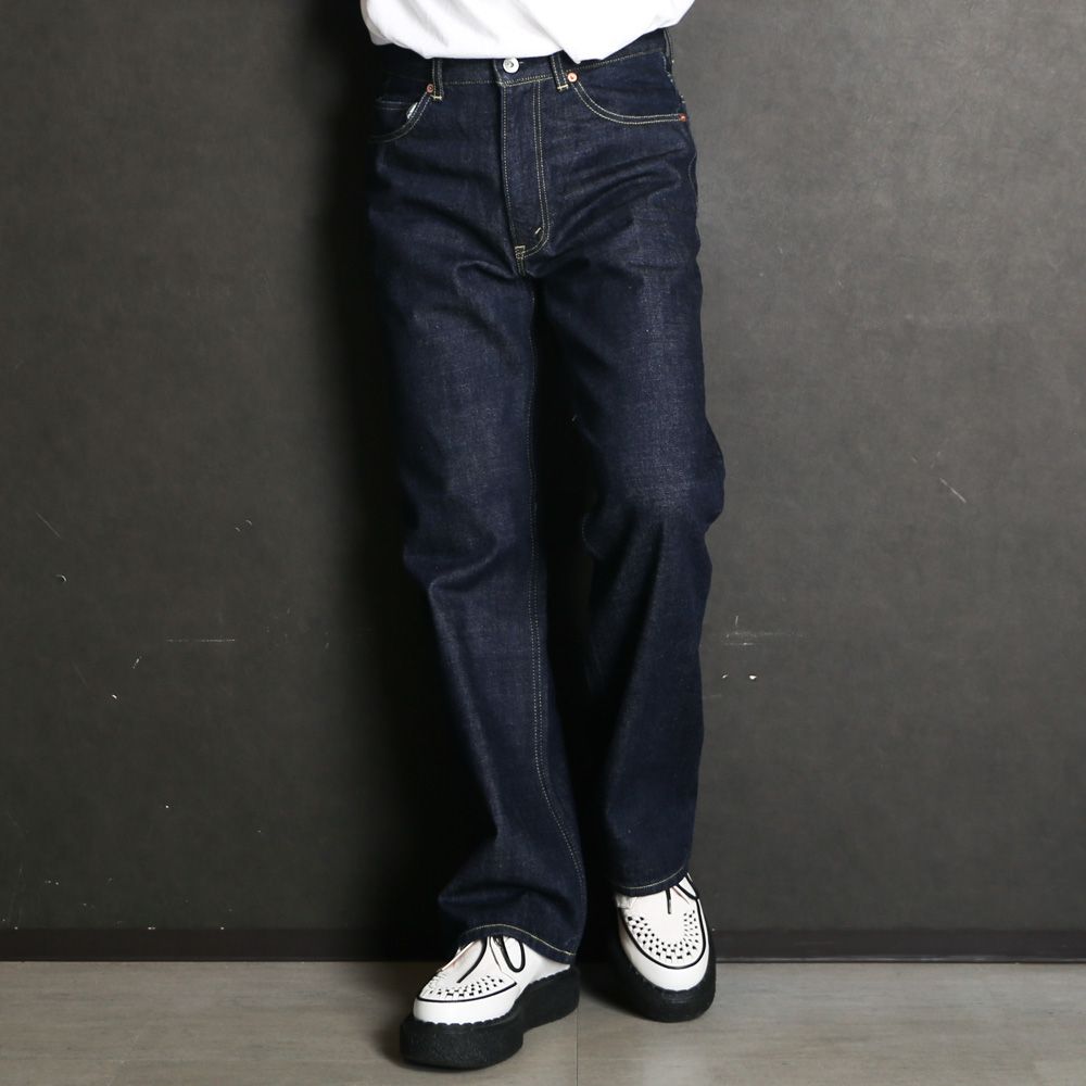 Slight Flare Jeans - Indigo O.W / オーガニックコットン 13.5oz セルビッチデニム - スライトフレアジーンズ / M26C07PT02C